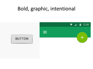 Bold, graphic, intentional
 