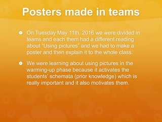  We were also discussing that there
are different kind of students with
different learning styles. There are
students whi...