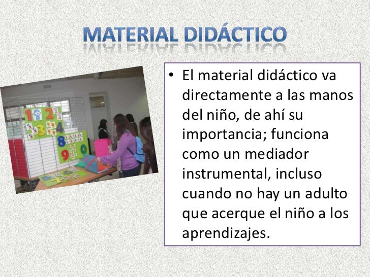Material didactico presentacion