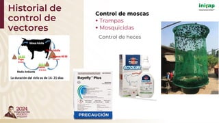 Historial de
control de
vectores
Control de heces
Control de moscas
 Trampas
 Mosquicidas
 
