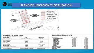 PLANO DE UBICACIÓN Y LOCALIZACION
 