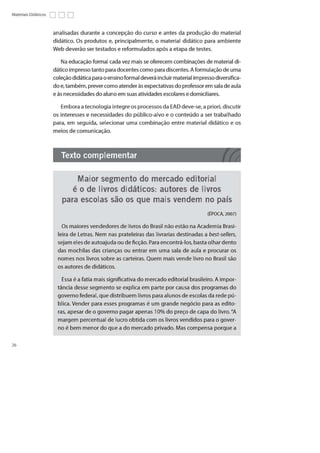 Material didático conceito e tipos