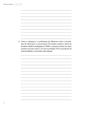 Material didático conceito e tipos