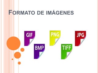 FORMATO DE IMÁGENES
 
