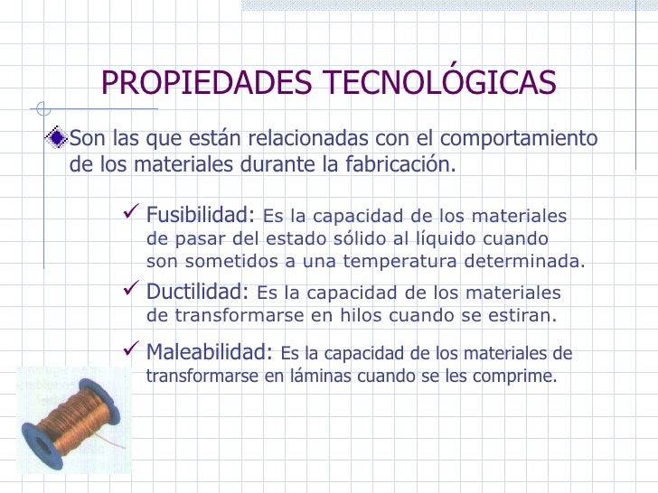 Materiales de uso técnico propiedades y clasificación.