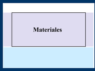 Materiales  