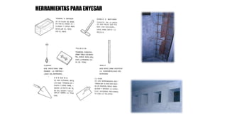 HERRAMIENTAS PARA ENYESAR
 