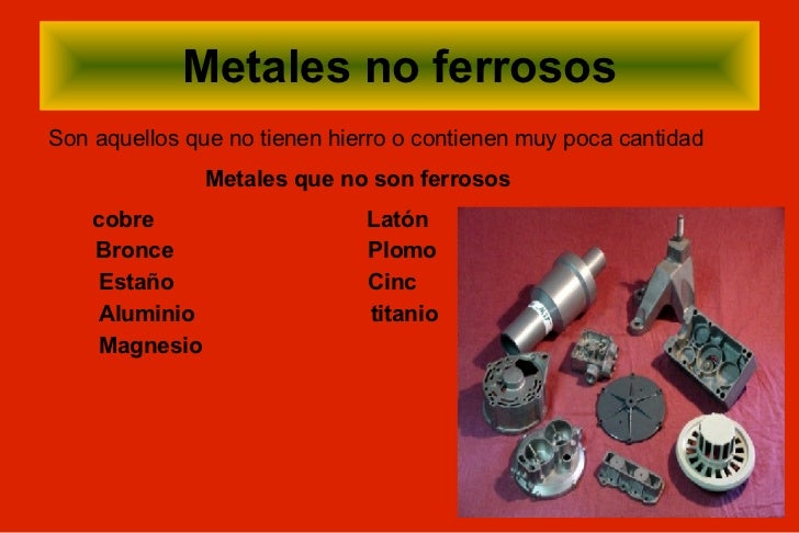 Materiales metalicos