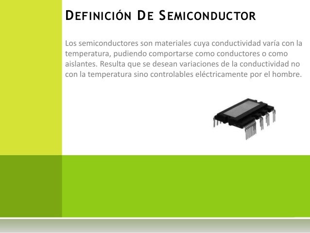 Conductores, Semiconductores y aislantes