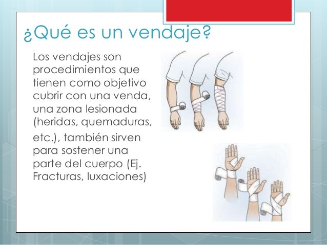 Botiquín, heridas, quemaduras y tipos de vendaje.