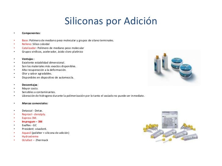 Materiales dentales para impresi n