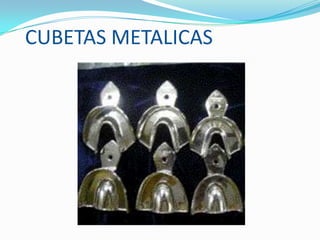 CUBETAS METALICAS