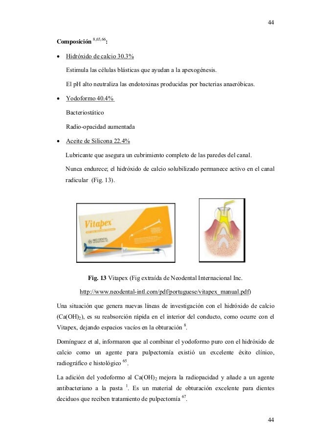 Materiales de obturación en terapias pulpares en dentición