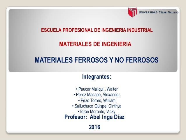 Diferencia Entre Los Metales Ferrosos Y No Ferrosos Esta