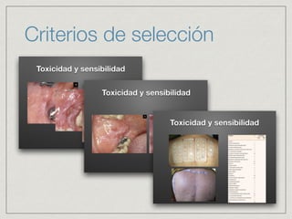 Criterios de selección 
 