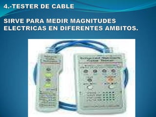 5.-TARJETA DE REDPERMITE LA COMUNICACIÓN ENTRE DIFERENTES APARATOS CONECTADOS ENTRE SI.