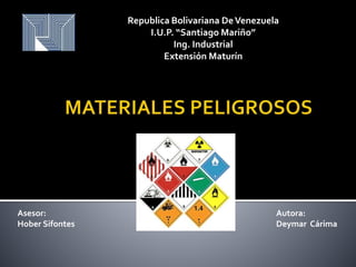 Republica Bolivariana DeVenezuela
I.U.P. “Santiago Mariño”
Ing. Industrial
Extensión Maturín
Asesor:
Hober Sifontes
Autora:
Deymar Cárima
 