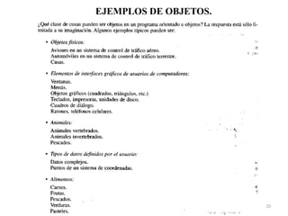 Programación en C 20
EJEMPLOS DE OBJETOS.
 
