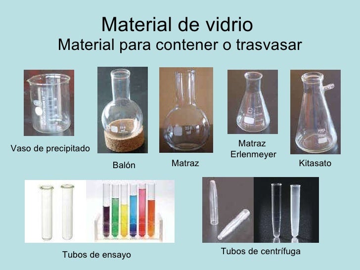 Material De Vidrio De Laboratorio Con Nombres www.slideshare.net