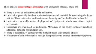 Unitised Type Final Design of Material Handling Equipment Lecture Note | PDF