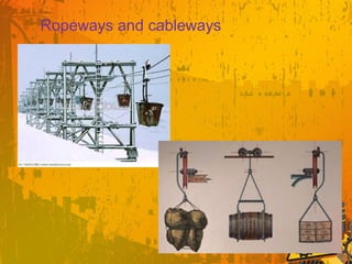 V. Ropeways and cableways
 