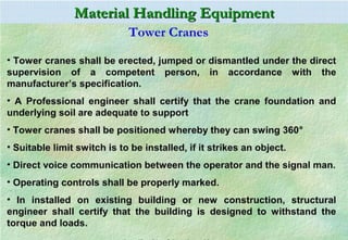 Material Handling safety ppt for education | PPT