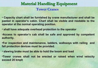 Material Handling safety ppt for education | PPT
