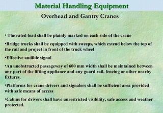 Material Handling safety ppt for education | PPT