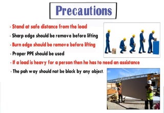Material Handling safety ppt for education | PPT