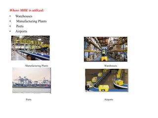 Material handling equipment presentation | PPTX