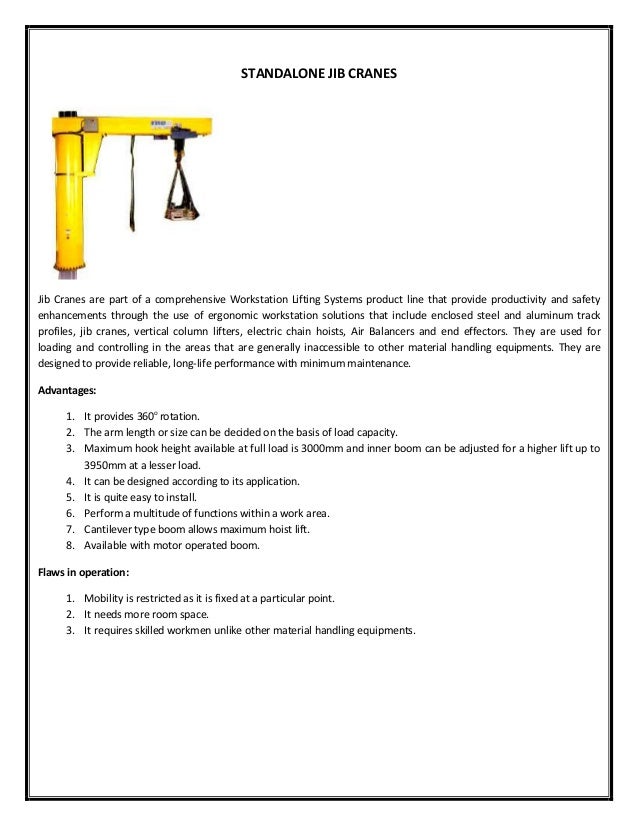 Material Handling Equipments