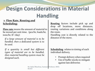 Material Handling System in Industries | PPTX