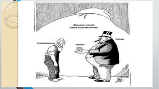Luta de classes
• Os filósofos Karl Marx e Friedrich Engels criaram o termo luta de classes
para designar os conflitos que existem entre os membros das classes mais
abonadas e os das classes inferiores. Para Marx, as lutas de classes foram,
ao longo dos anos, um dos vários motivos para as revoluções na história
mundial. Marx dividiu a sociedade em proprietários, representados pela
burguesia, e trabalhadores, representados pelo proletariado, que eram os
únicos trabalhadores.
• Os filósofos acreditam que as luta de classes só acabarão com o fim do
capitalismo, e por consequência, o fim da divisão de classes sociais.
 