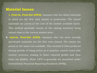 Material Issues and Control in Cost Accounting .pptx