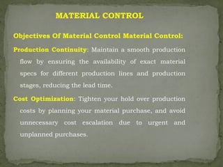 Material Control Example Material Issues and Control in Cost Accounting .pptx