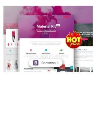 30% Off Material Kit PRO - Bootstrap 3 Coupon Code