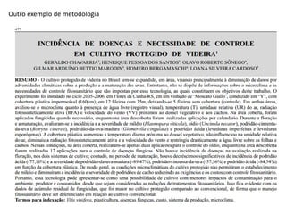 Outro exemplo de metodologia
 