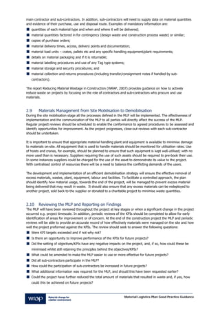 Material logistic plan | PDF