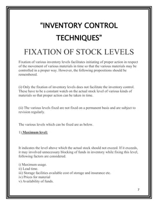 Material Management | PDF