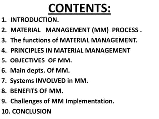 Material management | PDF