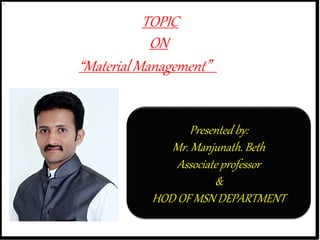 Material management | PPTX