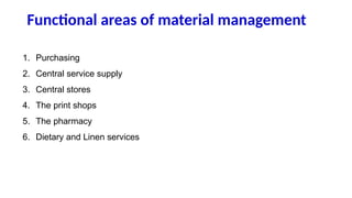 MATERIAL MANAGEMENT PRACTICE IN ENGINEERINGpptx | PPTX