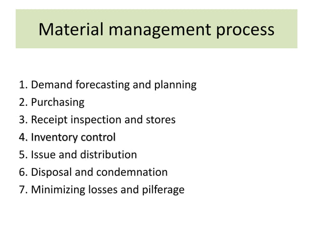 Material Management in Hospital | PPTX