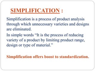 Offer Simplification Material management & Inventory control | PPTX