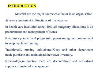 Progressive Manager Material material management ppt planning and procurement of material manargment ...