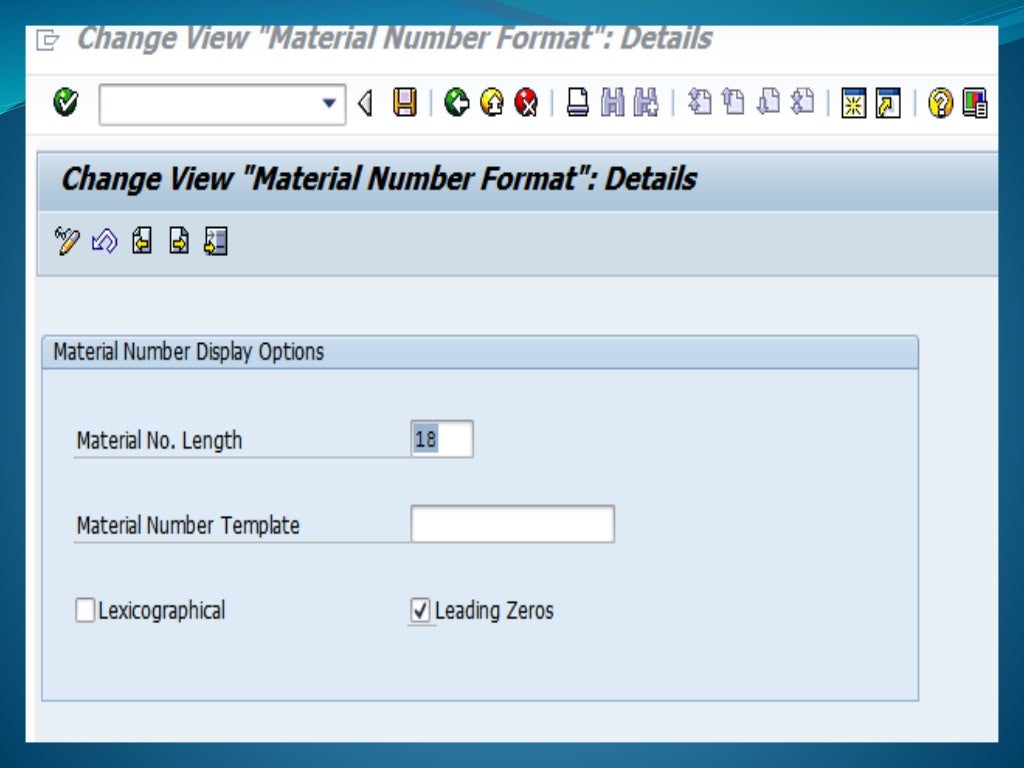 Material master data in sap mm