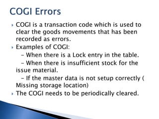SAP MM_Material master dictionary. | PPTX