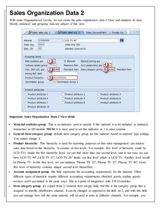 Material master views | DOCX