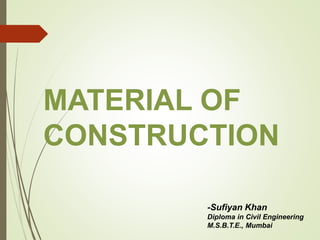 Material of construction | PPT