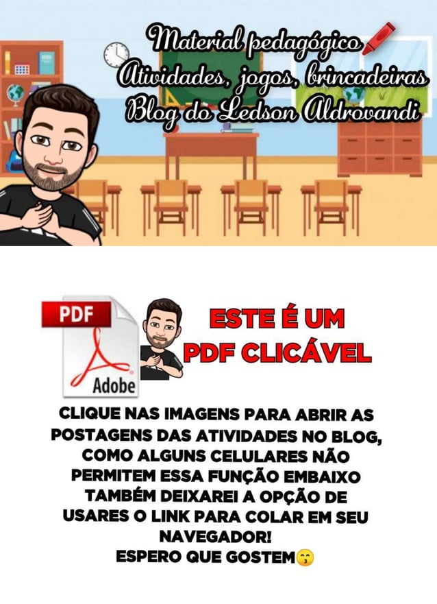 Material pedagógico grátis blog do ledson aldrovandi PDF